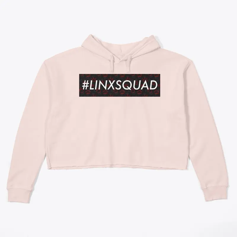 WOMEN'S CROPPED #LINXSQUAD HOODIE