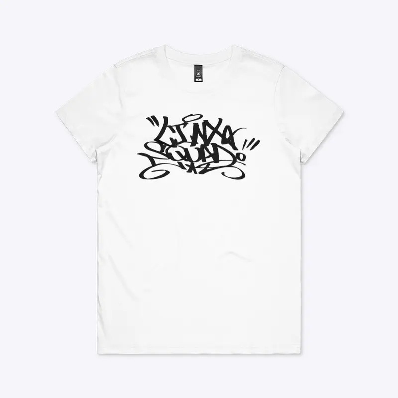 LINX SQUAD GRAF TEE (WOMEN'S WHITE)