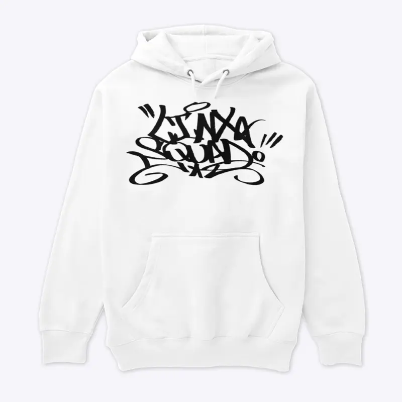 LINX SQUAD GRAF HOODIE WHITE